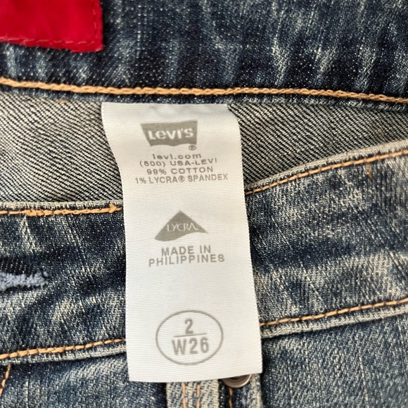 LEVI’S classic 365 Bermuda shorts - size 2/26 - Picture 5 of 8